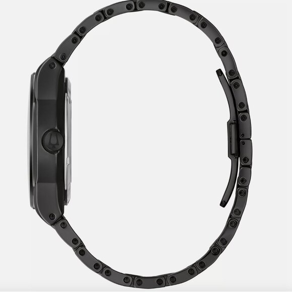 Bulova Men's 41mm Black Ceramic Automatic Black Gold Watch - Picture 3 of 4